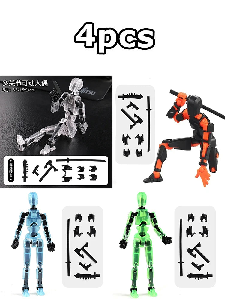 Lucky Puppets 13 Doll,Multiple Styling Combinations Robot Model
