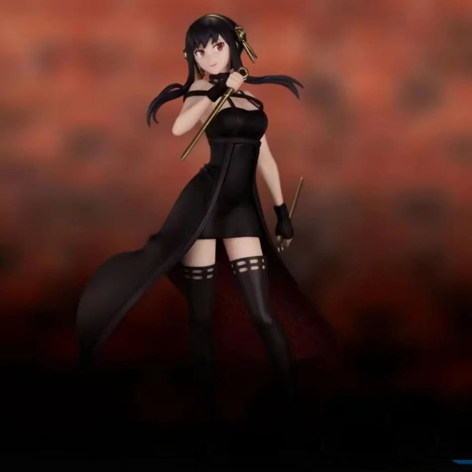 EZ 16CM SPY×FAMILY Anime Figure Kawai Anya Forger Yor Forger Action Figures Standing Figurine Collectible Model Doll Toys In Stock