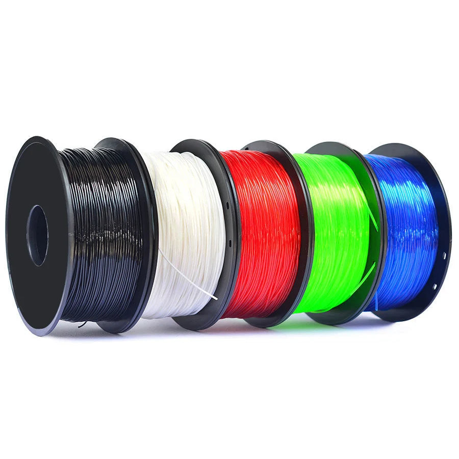 EZ TPU 3D Printer Flexible Filament  250g 1.75mm Length 80M