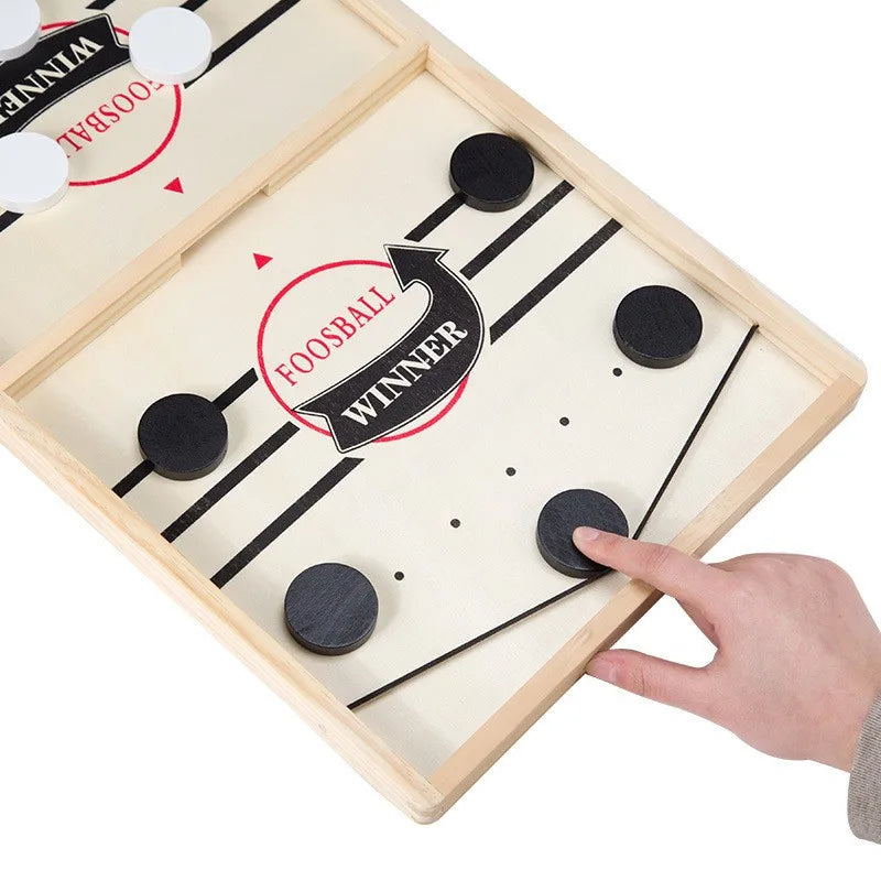 EZ Foosball Winner Games Table Hockey Game Catapult Chess Parent-child Interactive Toy Fast Sling Puck Board Game Toys For Children
