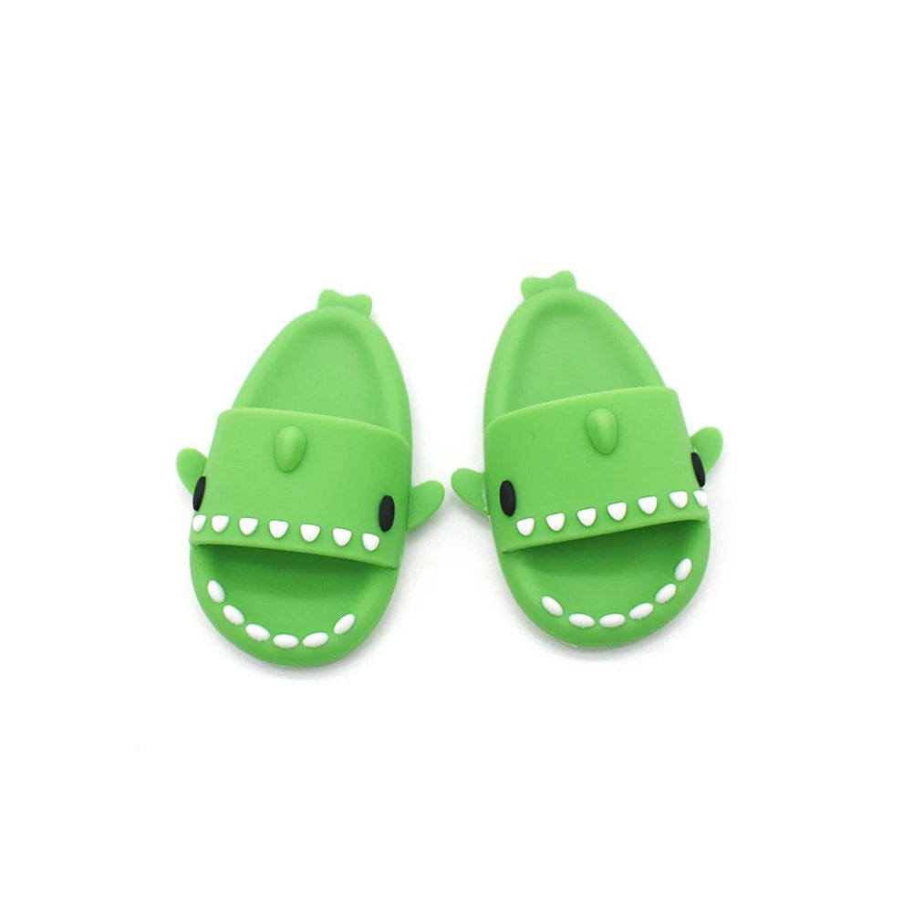 EZ (Shoes Only)17cm/10.5cm Labubu Accessories 3.0/4.0 Shoes Dolls Can Wear Shark Slippers Fun and Stylish Casual Shoes for Playtime