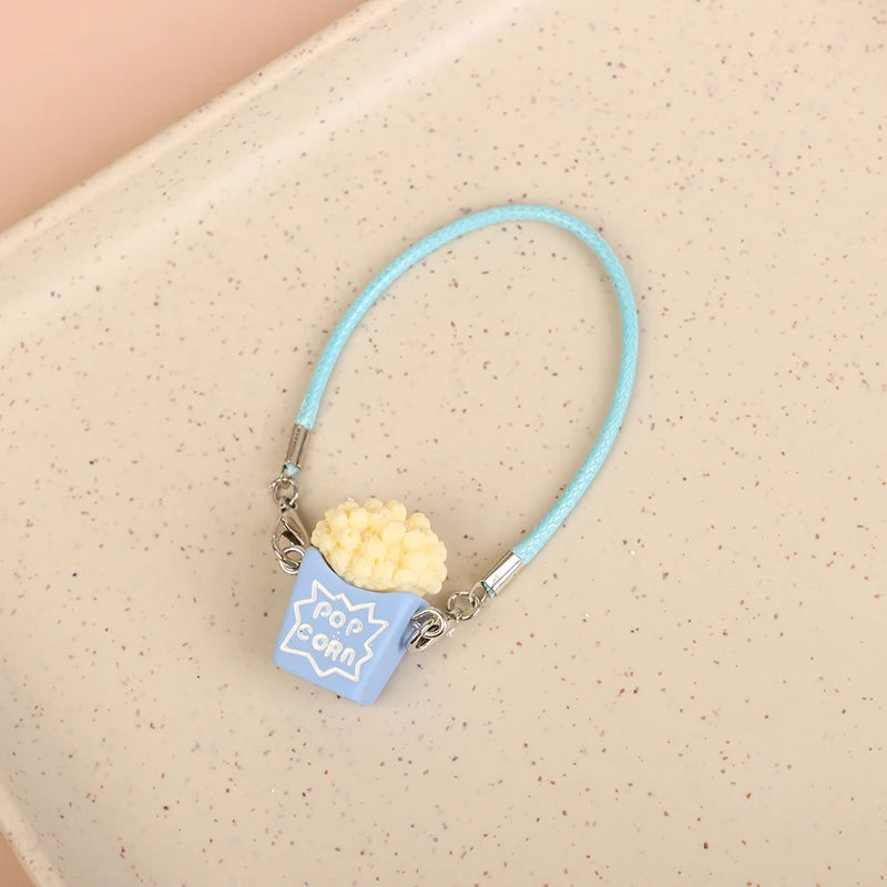 EZ Mini Dollhouse Popcorn Bag Crossbody Bags Dolls Hanging Decoration Cute Plush Labubu Doll Decor Accessories Kid Toys