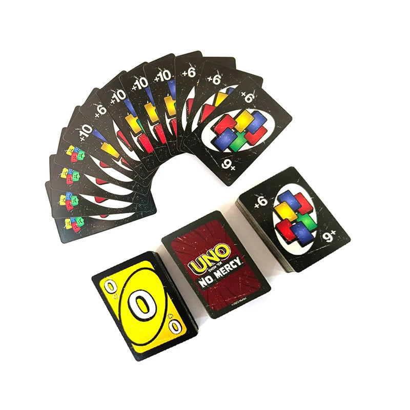 EZ Uno No mercy Game Board Games UNO Cards Table Family Party Entertainment UNO Games Card Toys Children Birthday Christmas