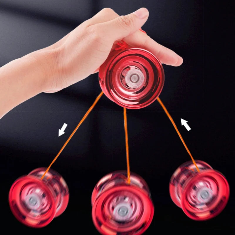 EZ New Magic Yoyo Professional Aluminum Alloy Boys' Toy High Speed Bearing Special Prop Metal Boys and Girls Yoyo Gift