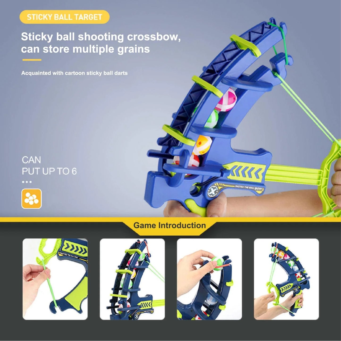 EZ Montessori Throw Sport Slingshot Target Sticky Ball Dartboard Basketball Board Games Educational Children's outdoor Game toy