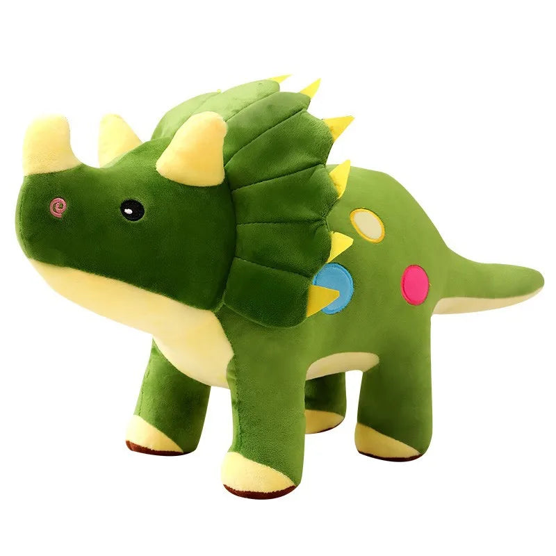 EZ 40cm Creative Big Plush Soft Triceratops Stegosaurus Plush Toy Dinosaur Doll Stuffed Toy Kids Dinosaurs Toy Birthday Gifts
