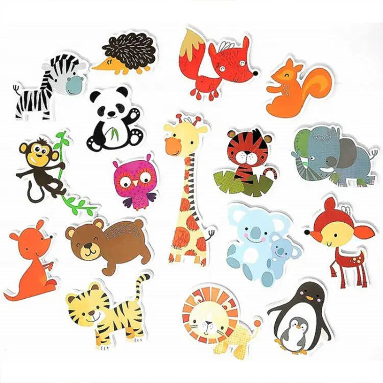 EZ Baby Toy Animal Bath Toys for Kids Soft EVA Paste Bathroom Toys Animal Cognitive Floating Water Toys for Boys Girls 2 to 4 Years