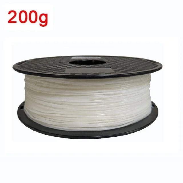 EZ Flexible Filament TPU 1.75mm 200g Translucent Filament Soft 95A TPU FDM 3D Printer Material Glow In The Dark Filament Rainbow
