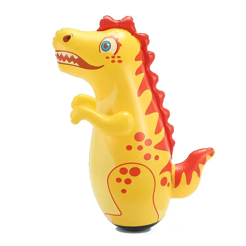 EZ Inflatable Tumbler Boxing Standing Punching Bag Dinosaur Model Parent Child Toys for Kids Games Sport Activity Outdoors Gifts