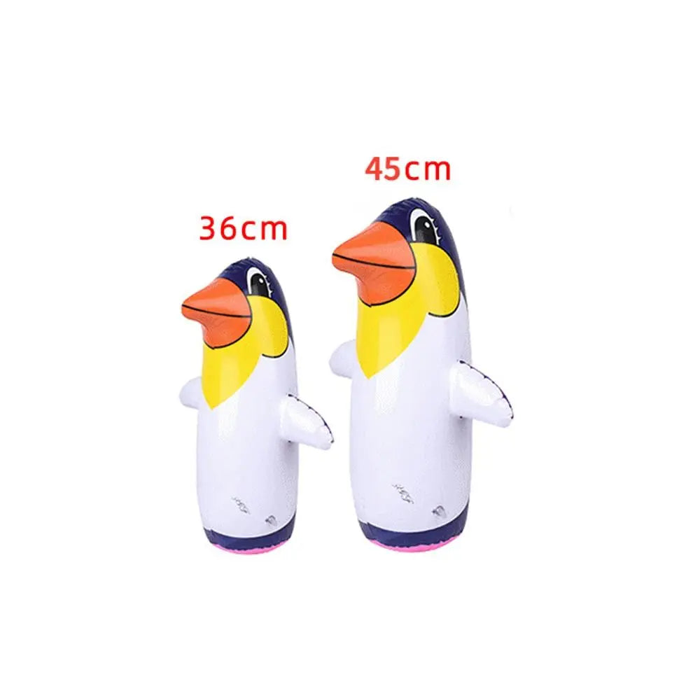 EZ Cartoon Penguin Sandbag Kids Child Party Birthdays Gift 36/45cm Children Inflatable Toys Home Sport Boxing Punching Toy