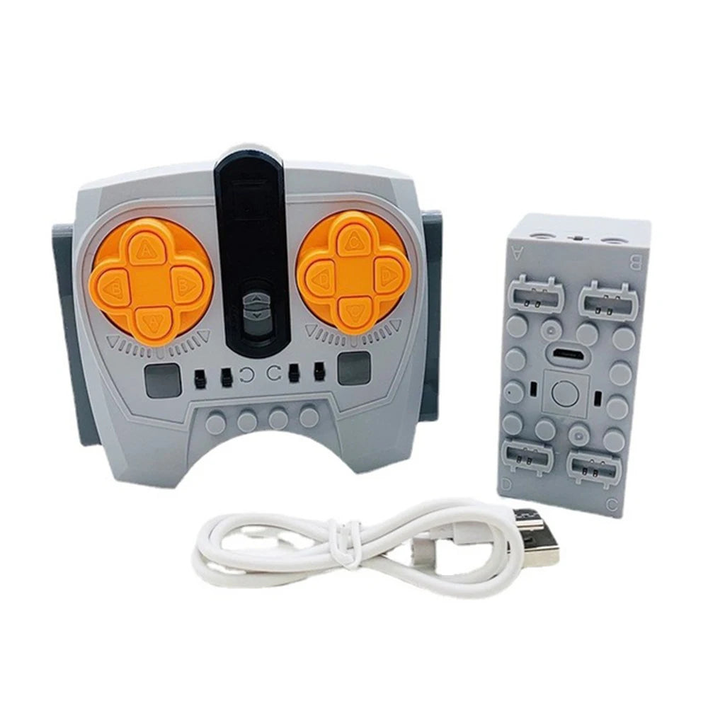 EZ Technical Electronic Building Block MOC Refit Accessories Micro-motor RC Power Functions Parts Creative DIY Car Bricks Kids Toys