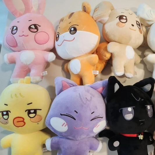 EZ Kpop Aniteez Kawaii Stuffed Animals Plushies Toy Room Decor Hongjoong Seonghwa Yunho Yeosang San Ming Wooyoung Jongho Plu