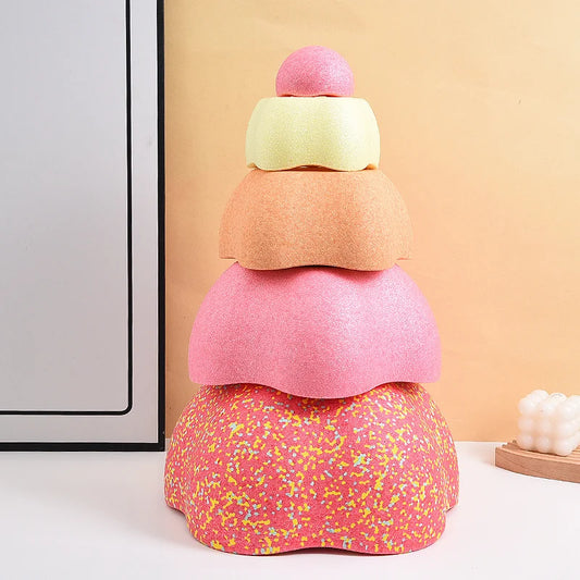 EZ Children's Balance Stapstones Toys Sensory IntegrationFoam Toys Stapstenenen Sports Balance Toys