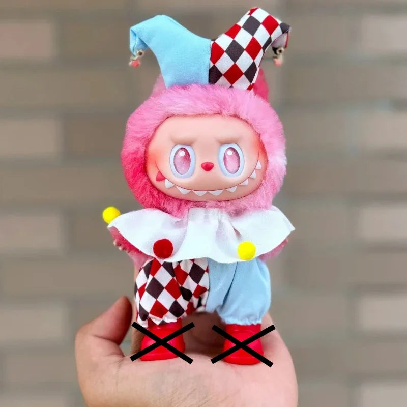 EZ 15/17cm Labubu Doll Cosplay Clothes Set Prince and King Outfit for Ropa Labubu Display