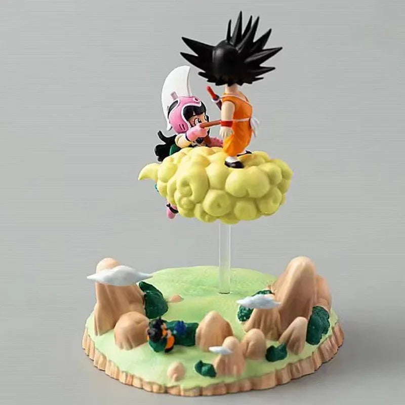 EZ Anime Dragon Ball Figures Goku Figurine Chichi Action Figure Dbz Pvc Statue Cute Doll Gk Collectible Model Decoration Toys Gifts