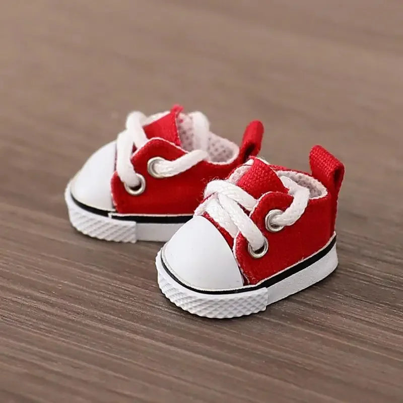 EZ (Only shoes)For LABUBU 17cm Cotton Dolls Shoes Toys Casual Sports Shoes Dolls Accessories for labubu outfits
