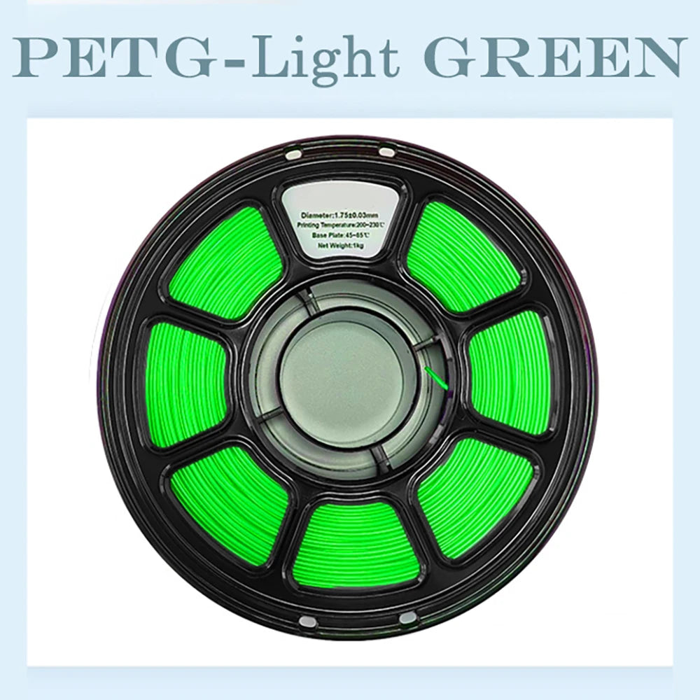 EZ Tideboom PETG Filament 3D Printing Materials 3D Printer Petg Filament 1KG Eco-Friendly Good Toughness Mix Color Petg 필라멘트
