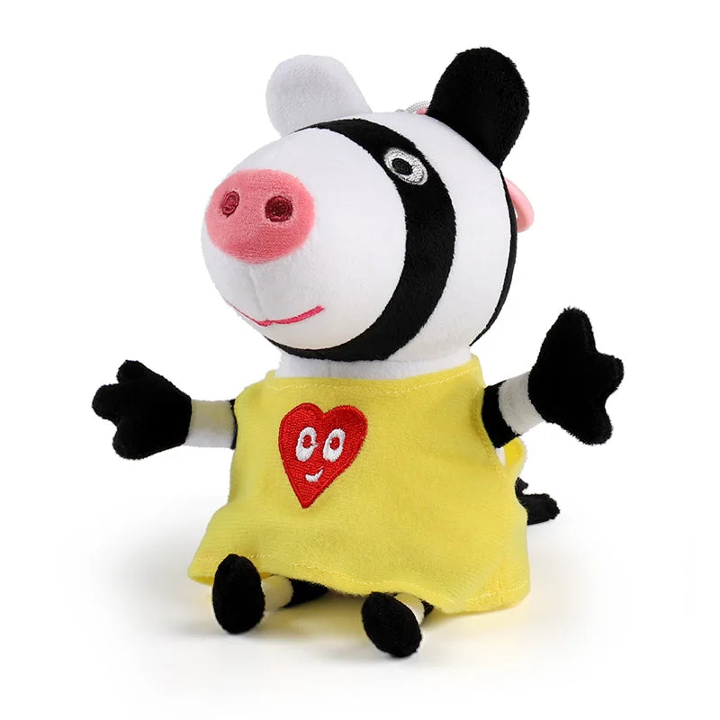 EZ 19cm 100% Genuine PEPPA PIG Stuffed Soft Doll Peppa George Zoe Suzy Rebecca Emily Danny Pedro bear Dinosaur Children Plush toy