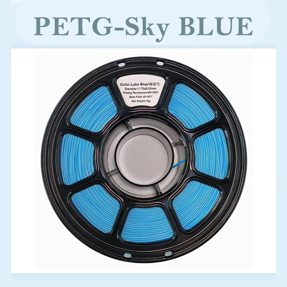 EZ Tideboom PETG Filament 3D Printing Materials 3D Printer Petg Filament 1KG Eco-Friendly Good Toughness Mix Color Petg 필라멘트