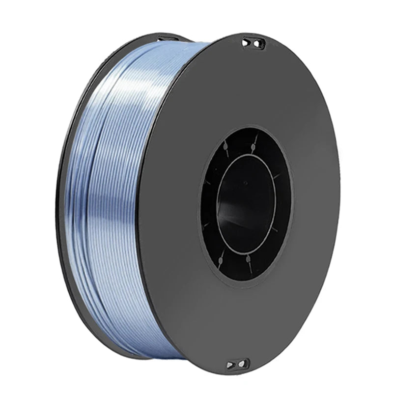 EZ 1Kg Dual Colour 3D Printing Filament silk PLA Blue silver 1.75MM Printing Material Silk PLA silver blue 2 Colours 200g