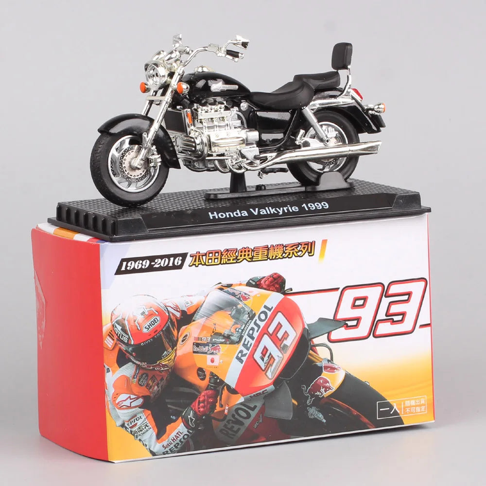 EZ Tiny 1/24 Scale Honda CB750 CB1300 CB1100r Goldwing Valkyrie VFR750R RC30 Gorilla Spring  Motorcycle Model Toy Vehicles Bike
