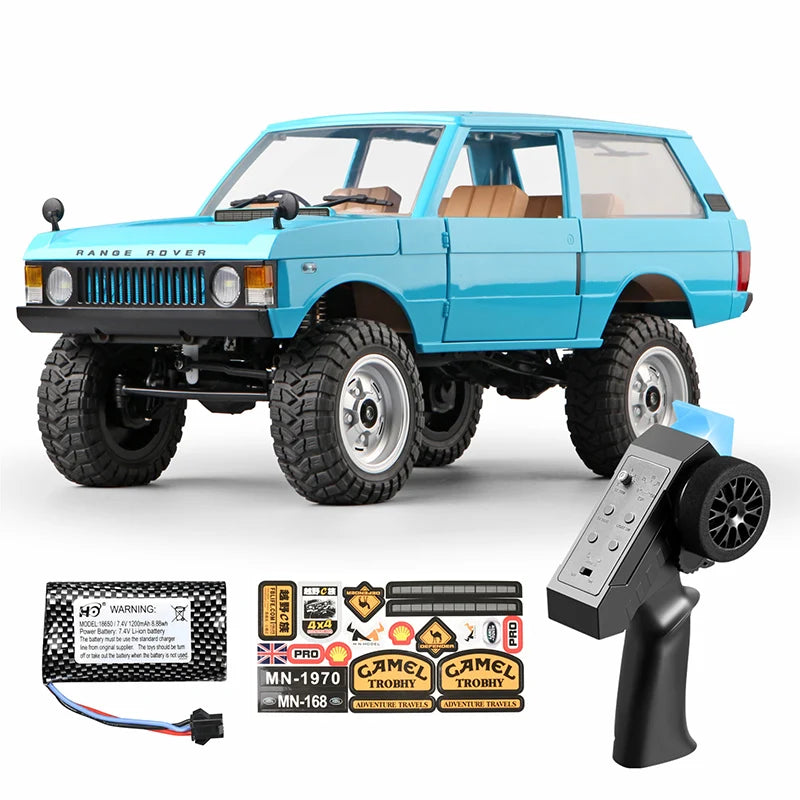 EZ NEW 1/12 MN168 Rc Car MN Model 4WD Remote Control Crawler Off Road Vehicle Electric Climbing Car Toys for Children Adults