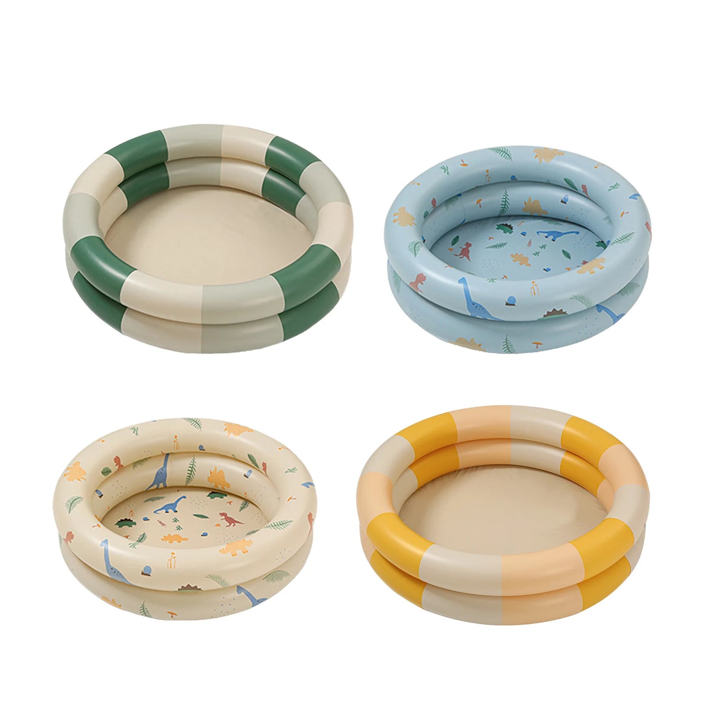 EZ Inflatable Pool Baby Retro Blow Up Swimming Pool Family Cute Style Thickened Water Pool