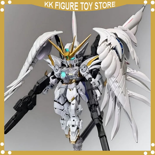 EZ GL MODEL MGSD Wing Snow White  Xxxg-00ysw  Assembly Model Kit Wing Zero EW XXXG-00W0 Robot Action Figure Plastic Model Kits Toys