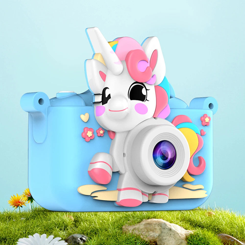 EZ Kid Camera Digital Camera Toys For Girls Boys 1080P HD Screen Video Recording Music Playback Gaming 2 inch Children Camera Gift