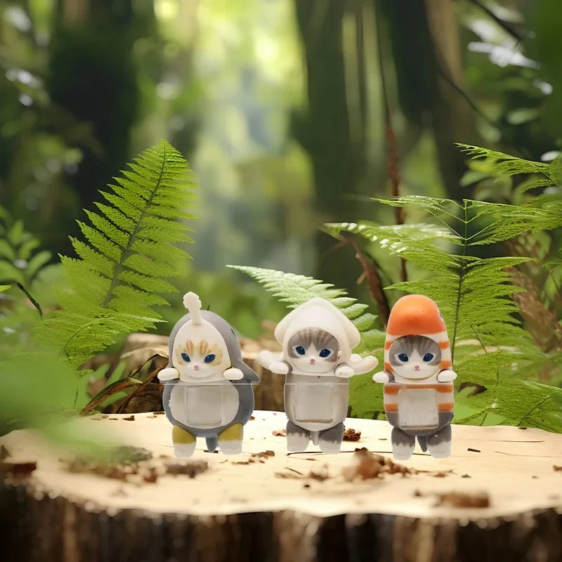 EZ Sonny Angel Mofusand Cats Blind Box Hippers Action Figures Cute Mysterious Toy Doll Gift Child Decoration Co Branded Collect