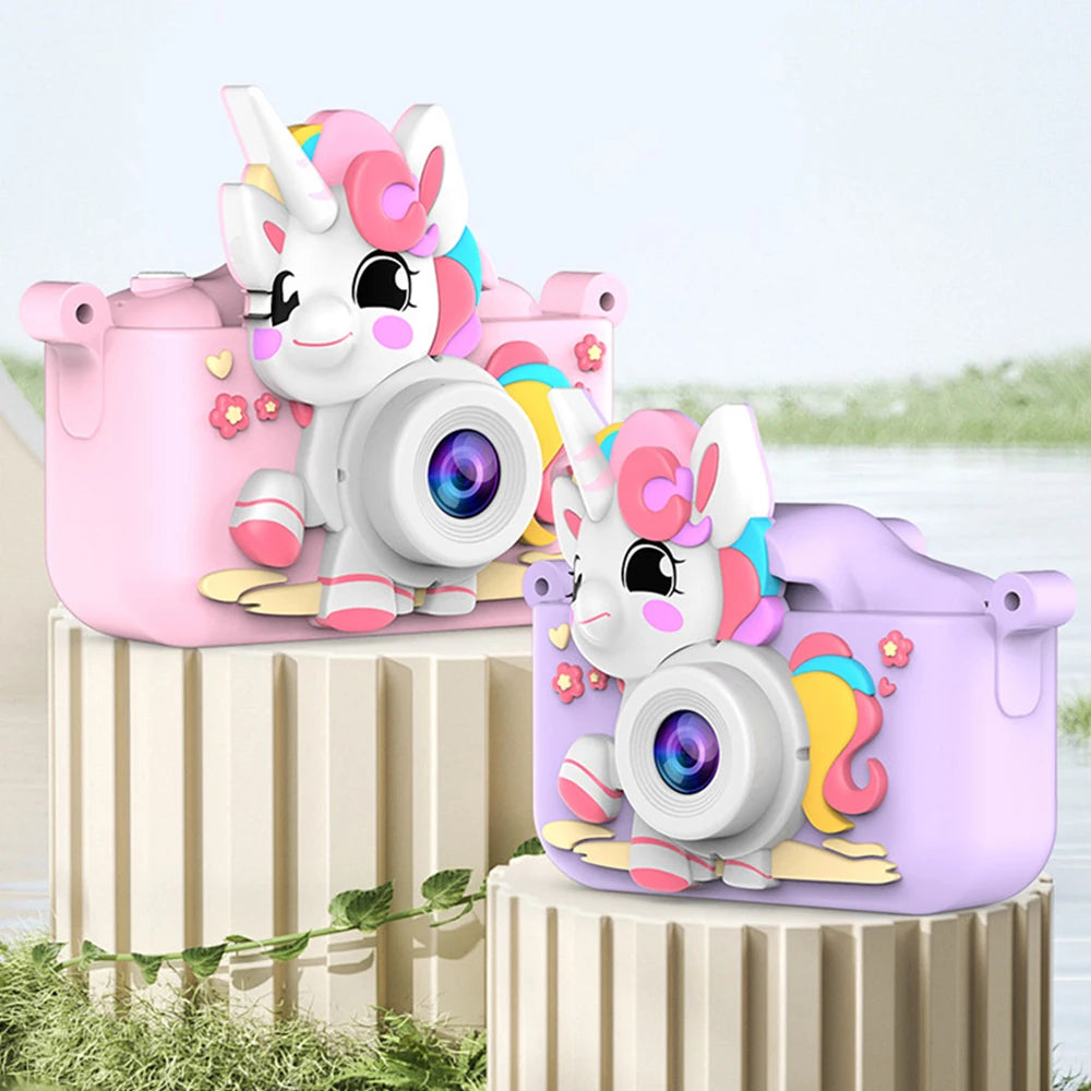 EZ Kid Camera Digital Camera Toys For Girls Boys 1080P HD Screen Video Recording Music Playback Gaming 2 inch Children Camera Gift