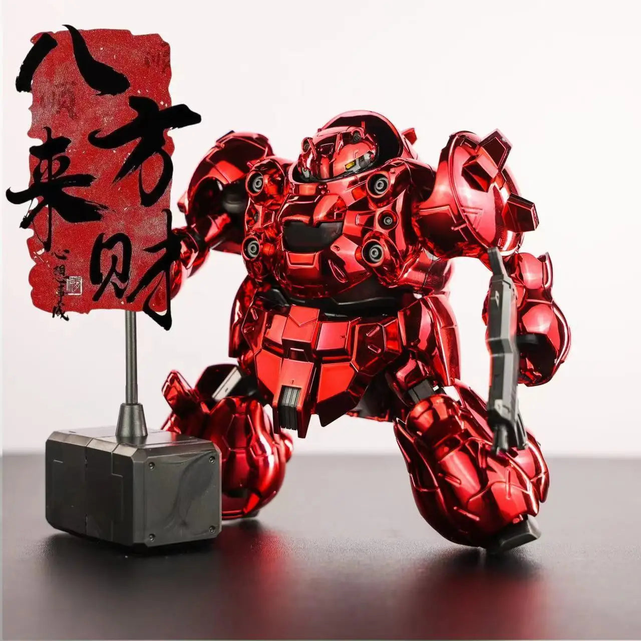 EZ STAR HG 1/144 Scale Gusion Specail Coating Assembly Model Kit - Action Figure Robot Statue Toy for Hobby Kids Collection