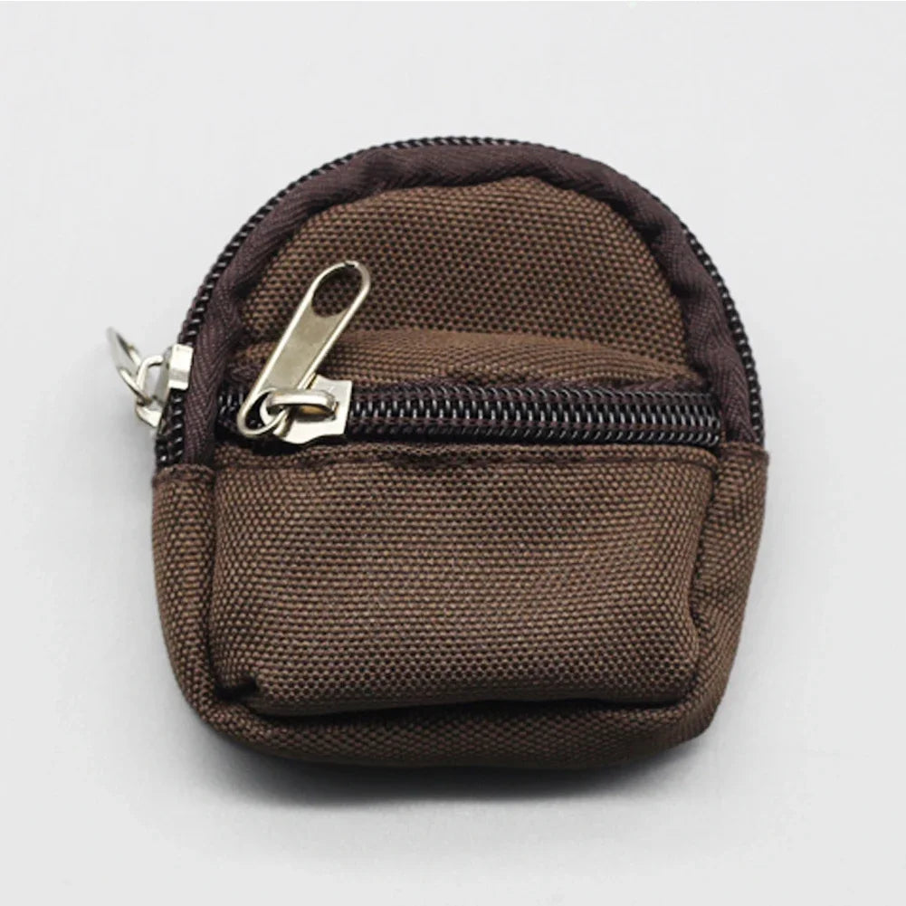 EZ Labubu Doll Canvas Backpack Simulation Pet Bag for 15/17cm Dolls Cute Doll Accessories