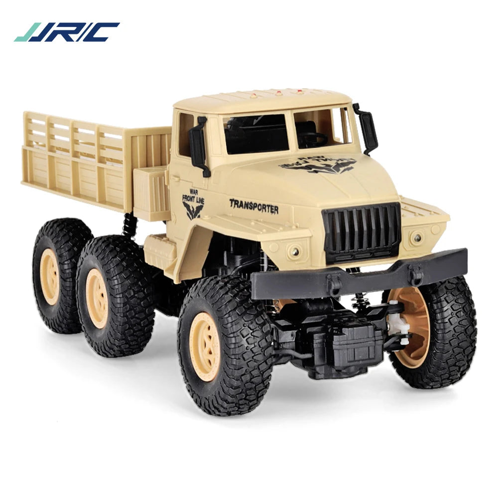 EZ JJRC 1/18 Rc Car Off-Road  2.4G Radio Controlled Car Military Electric Machine 10Km/h Rc Buggy Children's Cars Toys for Boys kid