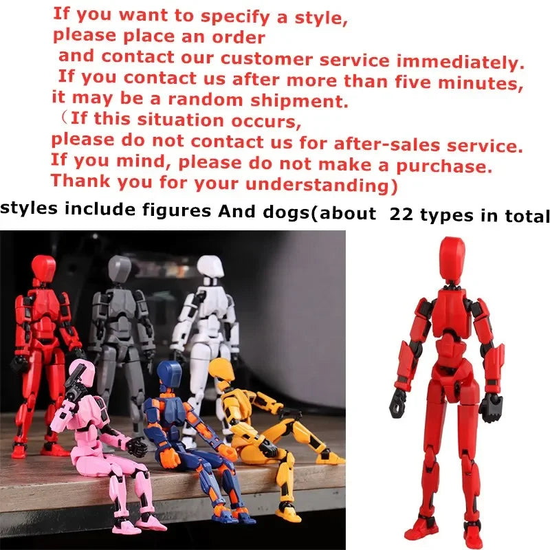 Lucky Puppets 13 Doll,Multiple Styling Combinations Robot Model