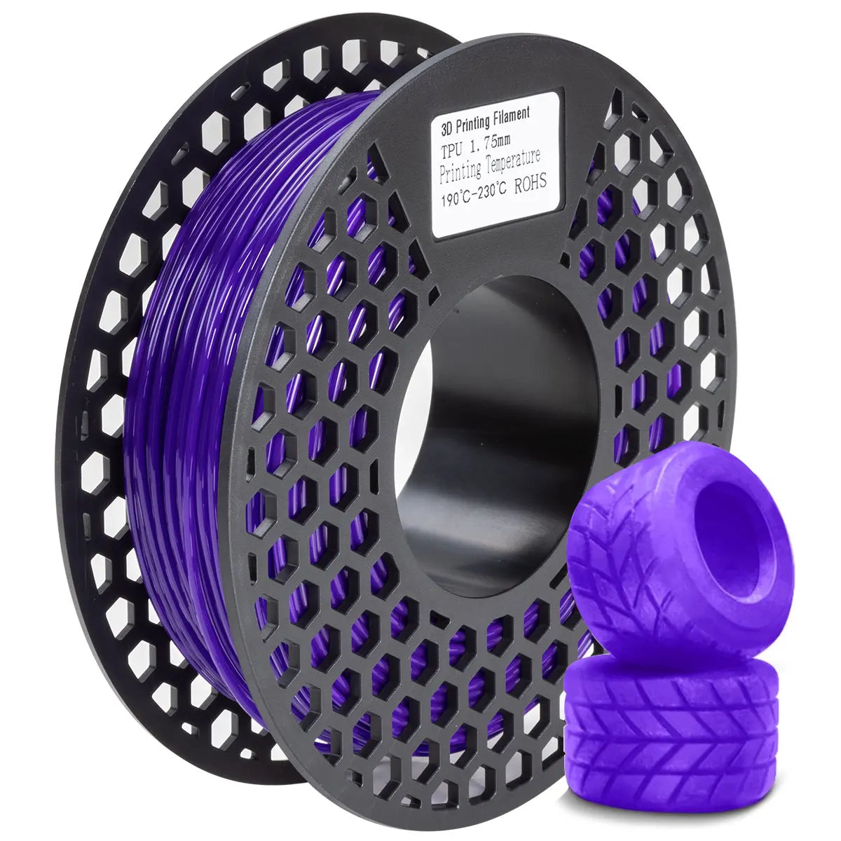 EZ 200g TPU Filament Flexible material for 3D Printers Flexible Filament Non-Toxic Good Aging Resistance Odorless Soft Prints Toys