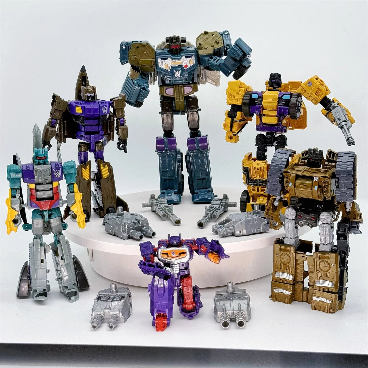 EZ Transformation Robot Toys HZX Defensor Bruticus Superion Devastator IDW 5 IN 1 6 IN 1 ONE NO BOX Sets Action Figure KO 6in1