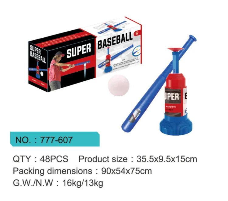 EZ Children Baseball Ball Toys Games for 3+Year,Adjustable Automatic Pitching Baseball Machine Toy Sets for Kids Outdoor Toys Gift