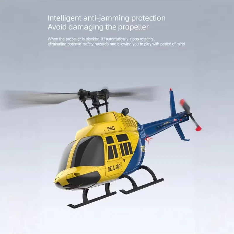 EZ A60 Rc Plane Helicopte 2.4G 1:42 4WD RC Helicopter Model Helicopter 6 Axis Gyro One Key Takeoff/Landing RC Helicopter Toy