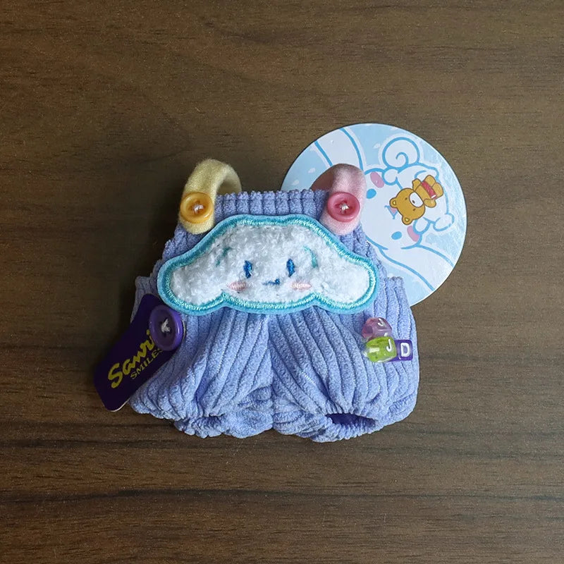 EZ Sanrio Plush Doll Clothing for Doll Kawaii Anime Hello Kitty Melody Clothes Toys Cute Small Doll Accessories Girls Gifts