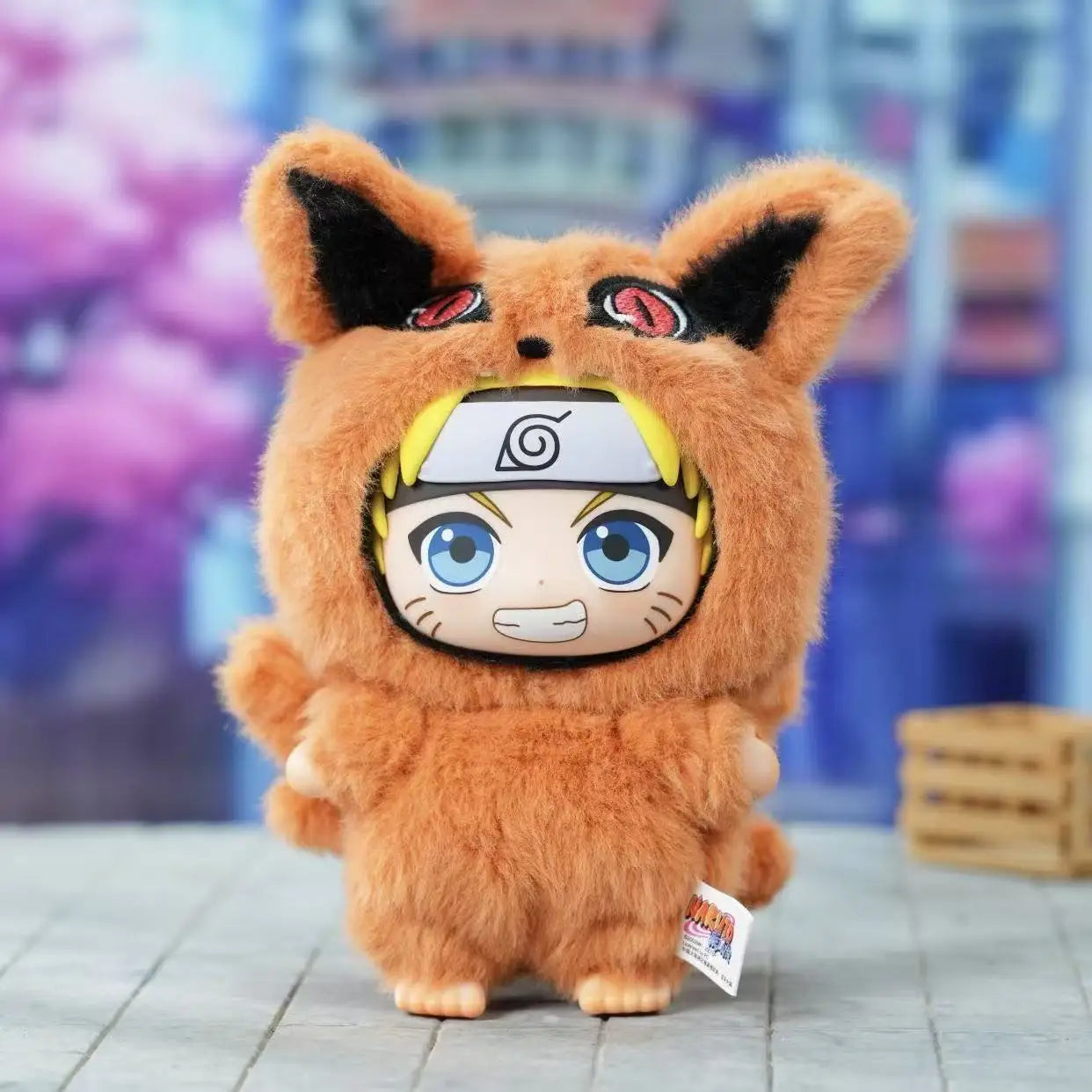 EZ Shippuden Beast Party Series Cute Plush Doll Toy Cartoon Backpack Pendant Anime Peripheral Gift Box Naruto Blind Box Gift