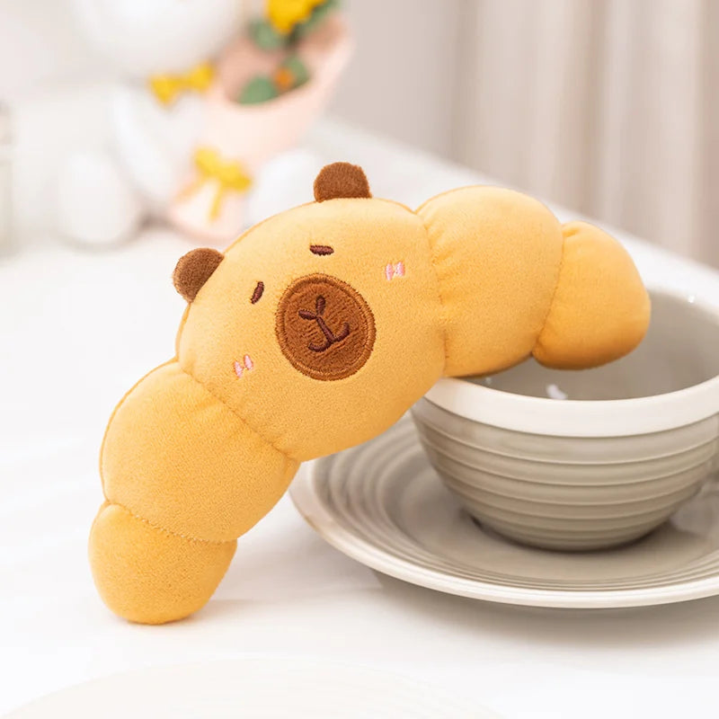 EZ New Cartoon Egg Stuffed Toy Expression Food Bread Toast Series Breakfast Doll Fun Decoration Pillow Baby Comfort Doll Xmas Gifts