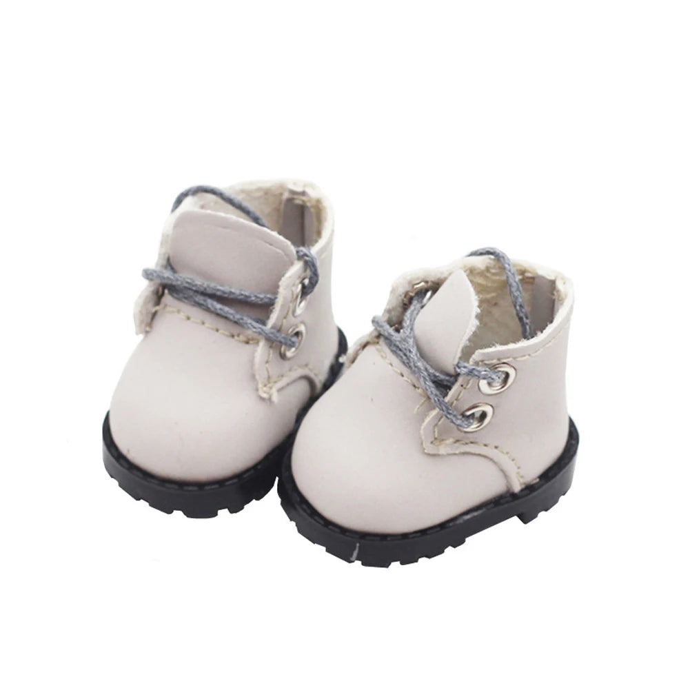 EZ (Only shoes)For LABUBU 17cm Cotton Dolls Shoes Toys Casual Sports Shoes Dolls Accessories for labubu outfits