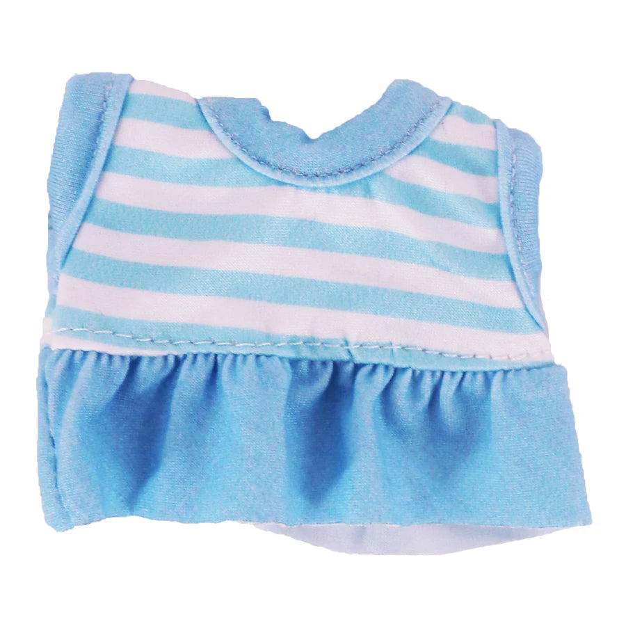 EZ For 15-17cm Labubu Doll Clothes Dress Hair Band Canvas Shoe Accessories Kpop Idol EXO Clothing Labubu Decoration Glasses,Gift