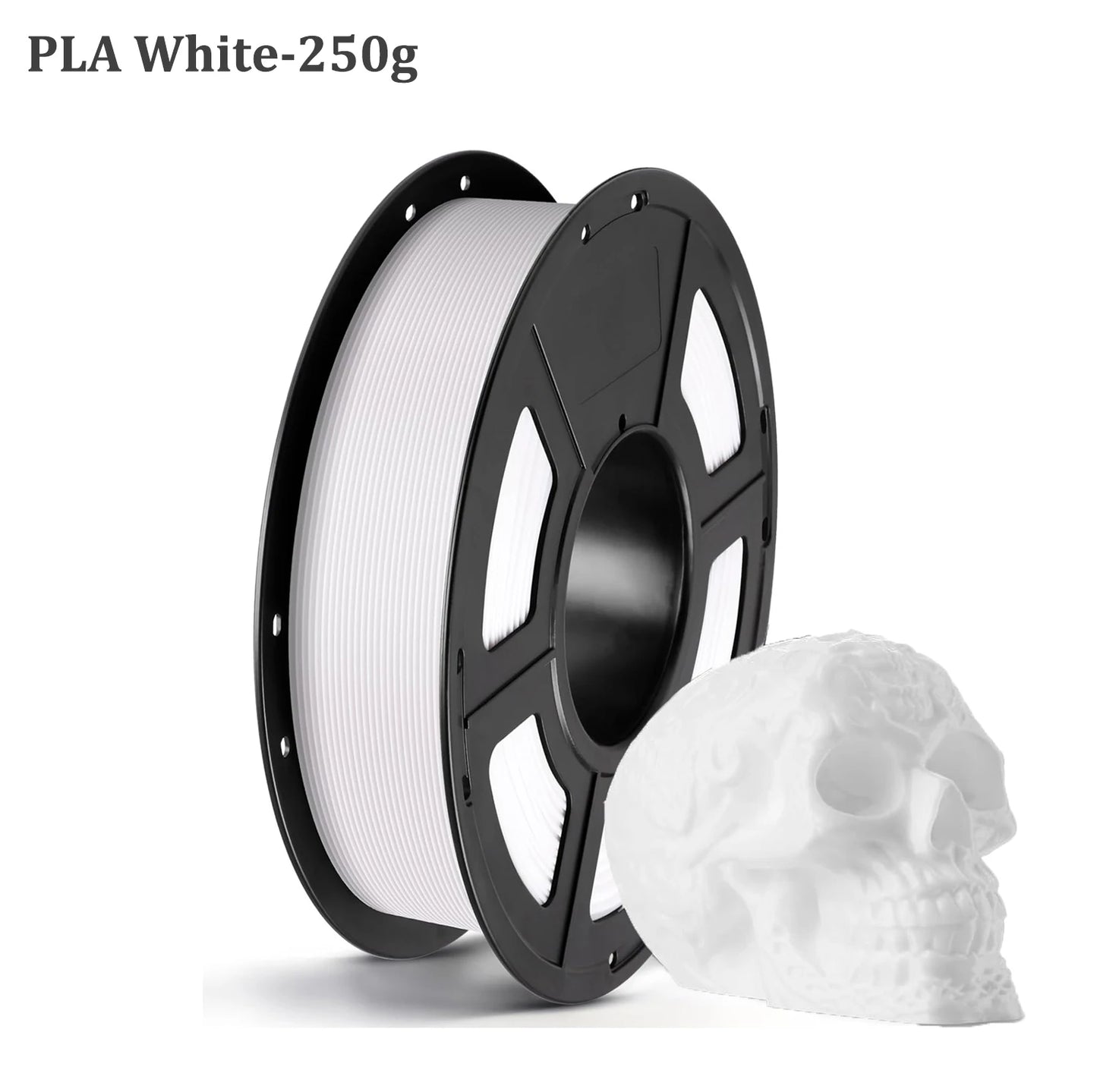 EZ PLA 3D Printer Filament, 1.75mm, Dimensional Accuracy +/- 0.02 mm,250g/500g Per Spool, Black/White/Blue/Red