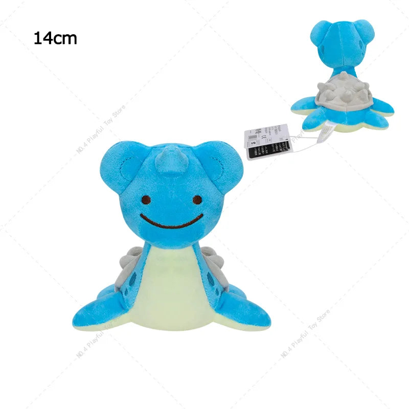 EZ Pokémon Plush Toy Oddish Charmander Eevee Ditto Lapras Dragonite Magnemite Omanyte Cute Stuffed Doll Birthday Christmas Gift