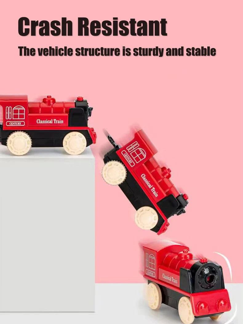 EZ Electric Assembling Rail Train Boy Educational Simulation Model Set Christmas Birthday Gift Train Track Toys