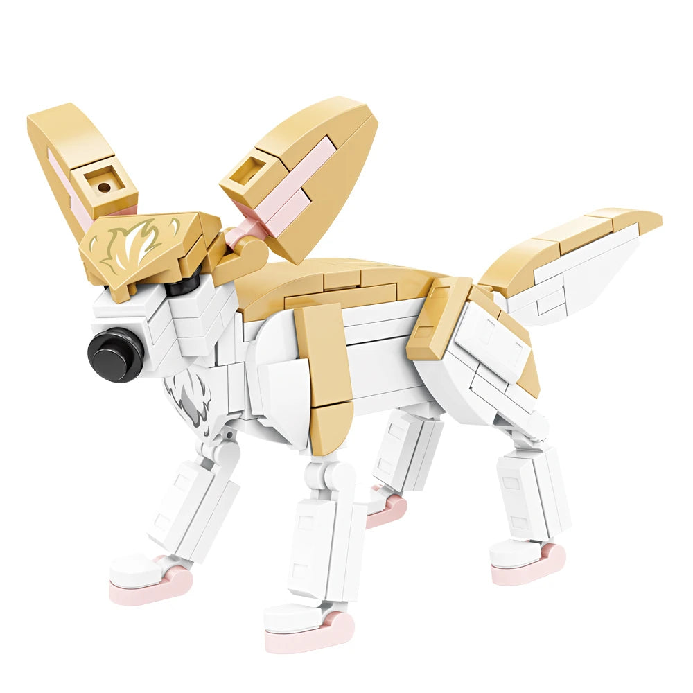 EZ Animals Figures Fox Kangaroo Giraffe Figure Model Building Blocks Kits Toys For Children Wild Animal Kids Gifts