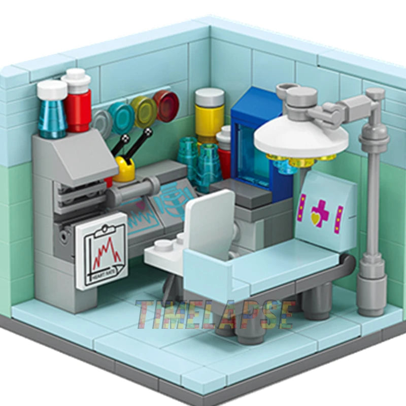 EZ NEW Dreams House Racer Car Doctor Painter Musician Scientist Pastry Chef Cameraman Astronaut Building Blocks Kit Brick Model Toy