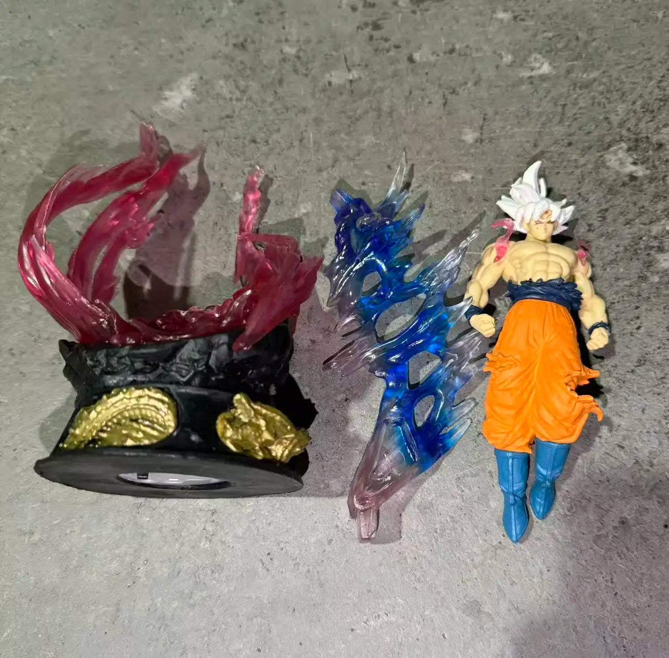 EZ Dragon Ball Anime Figure 25cm Son Goku Ultra Instinct Super Saiyan Figurine Statue Pvc Statue Model Ornament Collection Toy Gift